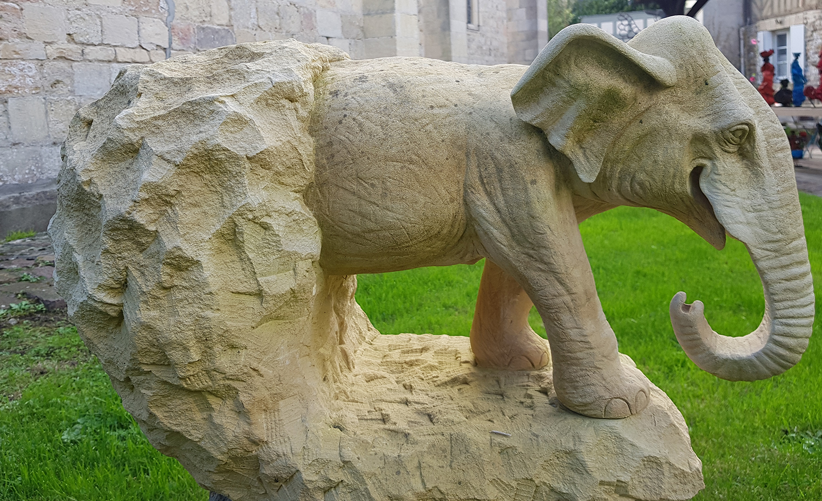 Sculpture sur pierre de Caen - Sculptures animaux - Morgan Roulland
